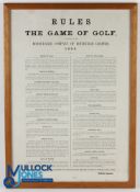 The Honourable Company of Edinburgh Golfers - Rules of The Game of Golf adopted by the club in
