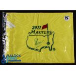 Charl Schwartzel 211 Masters Golf Champion Signed Pin Flag - official souvenir embroidered pin