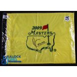 Angel Cabrera 2009 Masters Golf Champion Signed Pin Flag - official souvenir embroidered pin flag