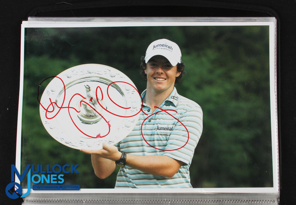 Rory McIlroy Collection of Signed Winners and Golf Action Press Photographs (17) - 10x with trophies - Image 5 of 5