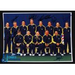 2006 Ryder Cup K Club European Signed Team Photograph - signed by 10/12x players from the winning