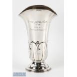 Gorham Sterling Silver Spring Lake Golf Club Presentation Trophy Vase inscribed to front 'Spring