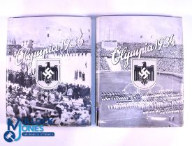 2x Bands 1 & 2 Olympia 1936: Germany Nazi Olympics 1936 Hardback Books - both complete albums with