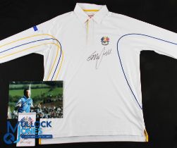 Graeme McDowell 2010 Ryder Cup Celtic Manor Official European Team Signed Shirt, Official Course