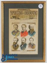 Scarce 1876 Amateur Golf Champions - The Illustrated Sporting and Dramatic News Front Page featuring