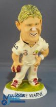 Shane Warne Sculpture by Ant Chandler - ltd ed resin model No. 63/1000, #23cm tall in original box