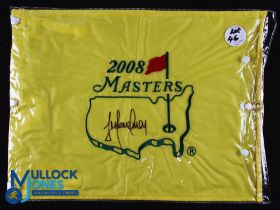 Trevor Immelman 2008 Masters Golf Champion Signed Pin Flag - official souvenir embroidered pin