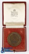 1962 Surrey County Golf Union 'Club Championship' Bronze Medal - engraved 1962 Walton Heath c/w