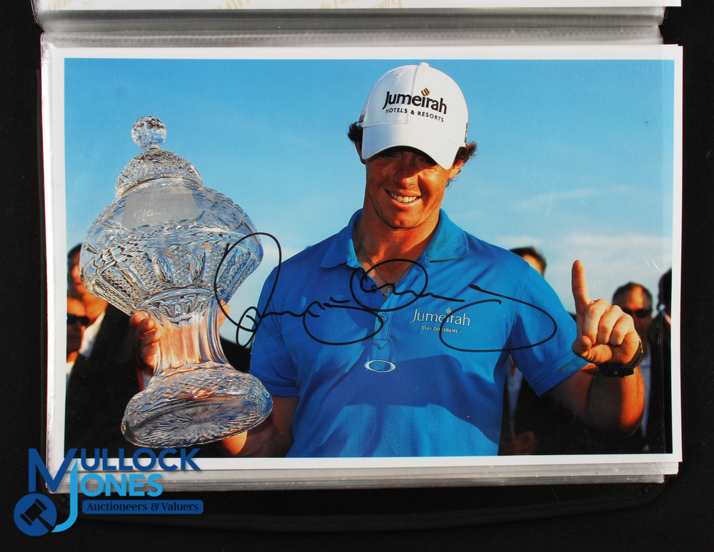 Rory McIlroy Collection of Signed Winners and Golf Action Press Photographs (17) - 10x with trophies - Image 4 of 5