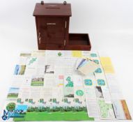 Scarce and Early Pattison & Co Makers Golf Club Competition Scorecard Collection Box - with the