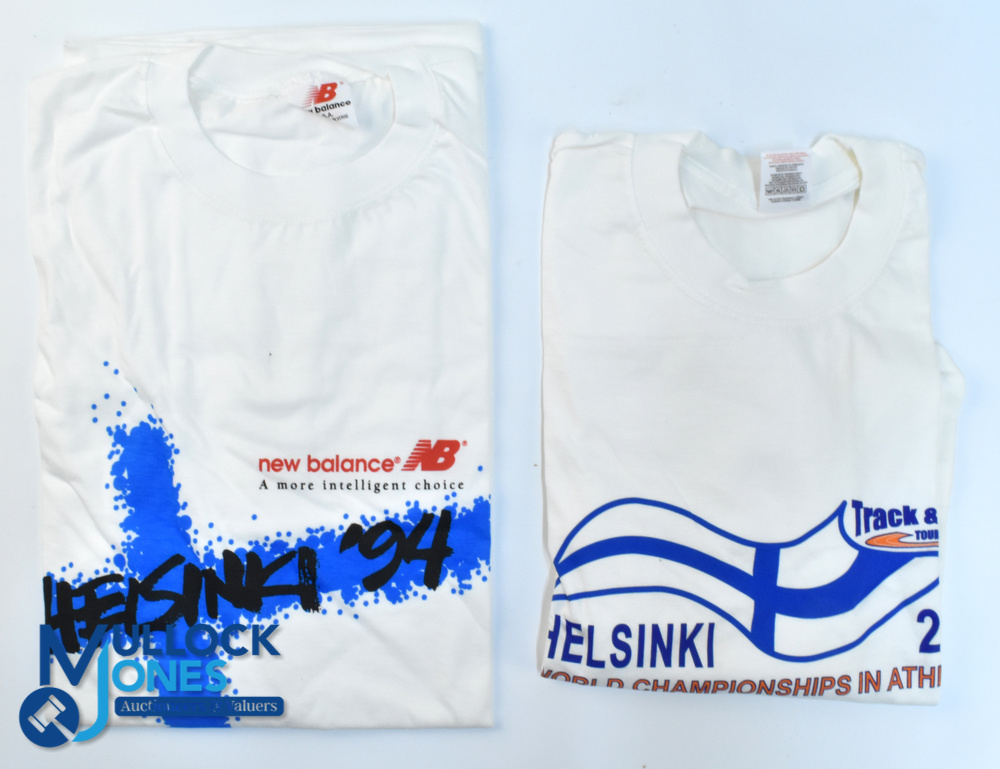 Two Helsinki T-Shirts - 1994 European Athletics Championship and 2005 World Athletics