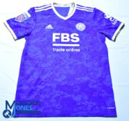 Leicester City FC Home football Shirt - 2021-2022 #5 Morgan, Adidas / FBS, Size L, blue, short