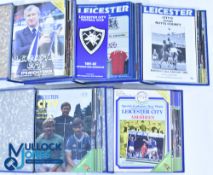 Leicester City FC home football programmes 1980-1985 in binders. 1980/81 - 27, 1981/82 - 28, 1982/83