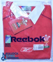 Wales 2003 Rugby Union World Cup Jersey - Reebok, Size XL in original packaging, with tags G