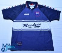 1998-2000 Ross County FC home football shirt - Avec / Mac Lean Size 34/36, short sleeves, G
