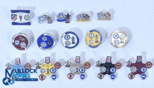 Fifteen Leicester City Football Club enamel badges