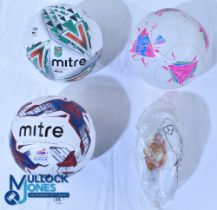 Three Footballs - Mitre Delta Carabao Cup Final 2018, Adidas Albert Official London Olympics 2012,