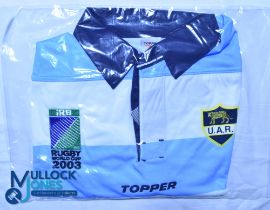 Argentina 2003 Rugby Union World Cup Jersey - Topper, Size M, G
