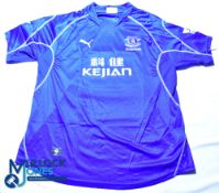 Everton FC home football shirt - 2002-2003 #18 Rooney, Puma / Kejian, Size XL, blue, short sleeves