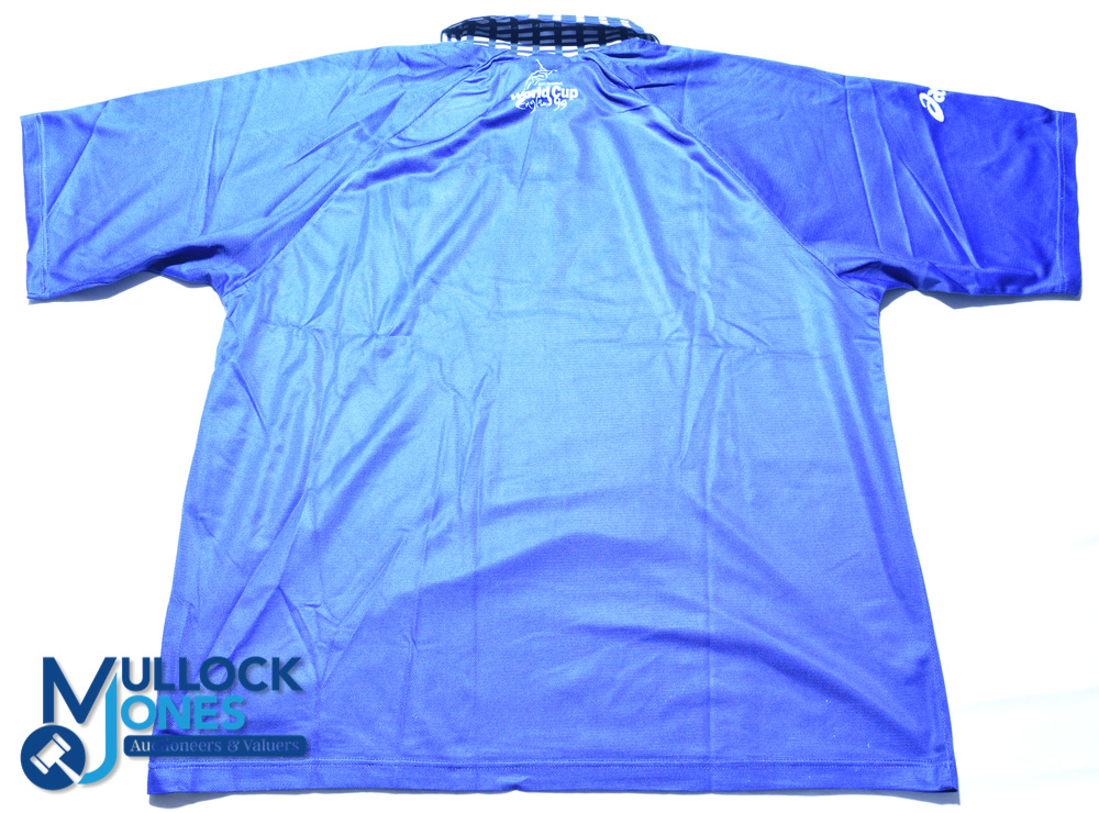 1999 Scotland Cricket World Cup shirt. Asics, Size XL, blue, G - Image 2 of 2