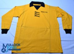 Wolverhampton Wanderers FC Home football shirt - Wembley 1974 - Size XXL, gold, long sleeves