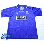 1997-1999 Wimbledon FC Home Football Shirt - Lotto / Elonex. Size S, blue, short sleeves, G