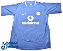 Manchester United FC 2003-2005 Away football shirt - Nike / Vodafone, size XL, black, short sleeves
