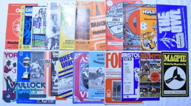 63 x Manchester United Football Club home & away programmes - 1972/73 x 41 - 21 Home and 20 Away and