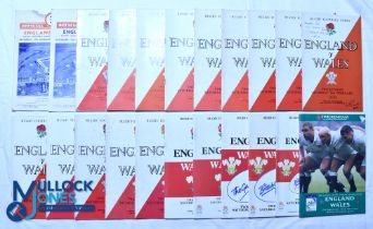 1948-1990 England Home Rugby Programmes v Wales (22): A splendid run of Twickenham issues from