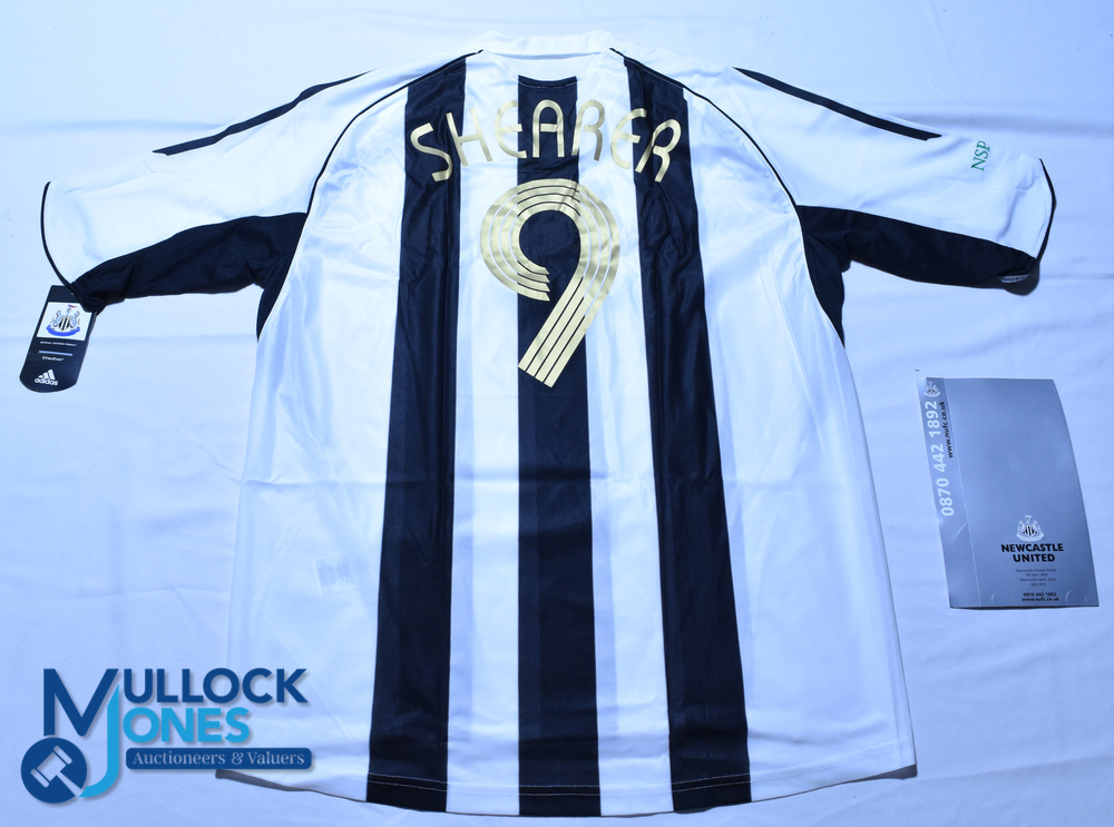 2006 Newcastle United FC Alan Shearer Testimonial football shirt #9. Adidas / Northern Rock, Size - Image 2 of 2