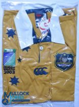 Australia 2003 Rugby Union World Cup Jersey - Canterbury, Size L with tags, G