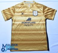 Crewe Alexandra FC away football shirt 2019-2020 - FBT / Mornflake, Size Adult Small, gold, short