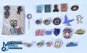 Twenty-seven mixed sports badges including overseas