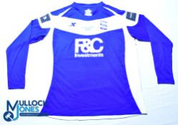 Birmingham City FC home football shirt - 2011 Carling Cup Final - #5 Johnson, XTep / F&C