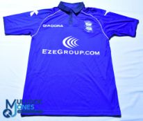 Birmingham City Ladies FC home football shirt - 2016-2017 Diadora / Ezegroup.com, Size S, blue,