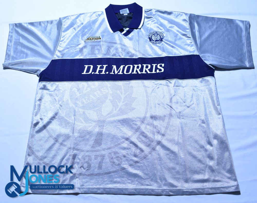 2001-2002 Partick Thistle FC away football shirt - Secca / D.H Morris Size XXL, silver, short