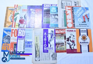 81 Blackpool Football Club home & away programmes - 1974/75 x 41 - 21 Home and 20 Away and 1975/76 x