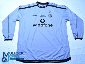 Manchester United FC goalkeeper shirt 1902-2002 Centenary Ryan Giggs Testimonial - Umbro / Vodafone,