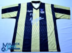 Crystal Palace FC Away football shirt - 1990 FA Cup Finalists - Bukta / Fly Virgin, Size 38/40,