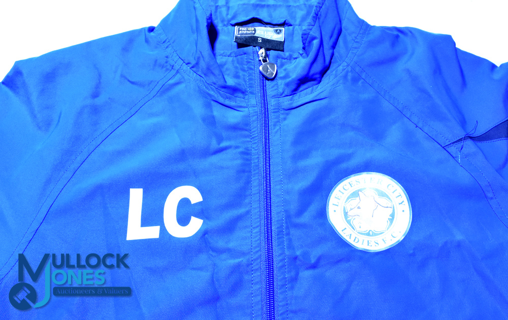 Leicester City Ladies FC Jacket - Pro 100 Club by Avec, Size S, blue, long sleeves, zipped pockets - Image 3 of 3