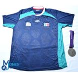 2012 Mexico FC Olympic Football Shirt & Medal. Shirt size XL, Atletica, black, short sleeves
