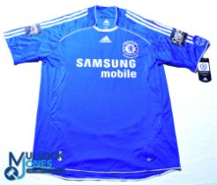 Chelsea FC home football shirt - 2007 Carling Cup Final - # 11 Drogba, Adidas / Samsung mobile, size