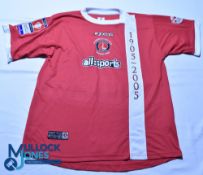 Charlton Athletic FC home football shirt - FA Women's Cup Final 2005 - Centenary 1905-2005. #15