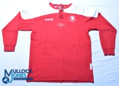 Middlesbrough FC home football shirt - 2002 FA Cup Semi Finalists - Celebrating 100 years of