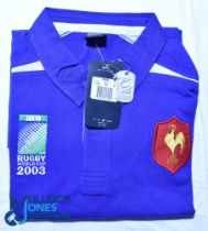 France 2003 Rugby Union World Cup Jersey - Nike, Size XXL, with tags G