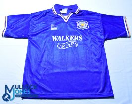 Leicester City FC Home football Shirt - 1994-1996 Fox Leisure / Walkers Crisps, Size 42/44, blue,