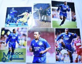 Eighteen Leicester City & Julian Joachim (Leicester, Aston Villa and England) signed press