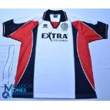 2004 Hednesford Town FC - FA Trophy Final Football Shirt - Errea / Extra Personnel. Size XXL, white,