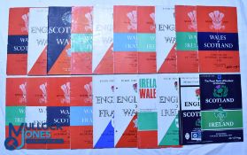 1956-76 Wales etc Five Nations Rugby Programmes (20): Games between England and Wales 1956, 58,