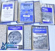 Leicester City FC home football programmes 1965-1970 in binders. 1965/66 - 22 (Northampton Town (